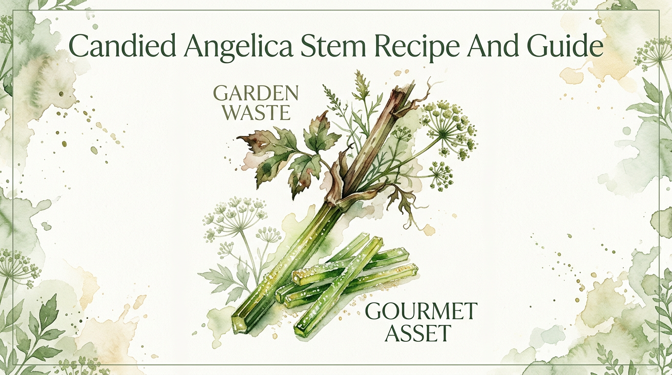 Candied Angelica Stem Recipe And Guide