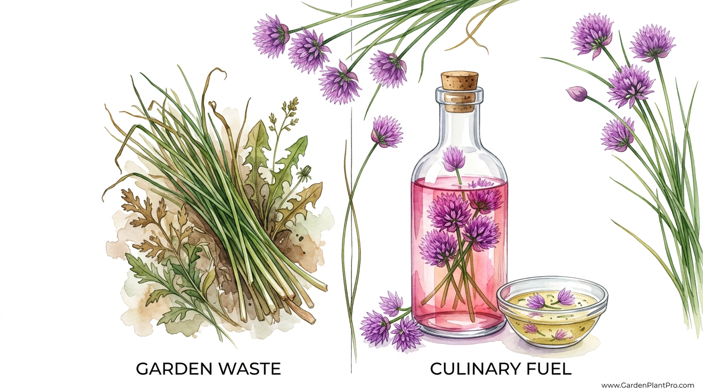 Chive Blossom Vinegar Uses