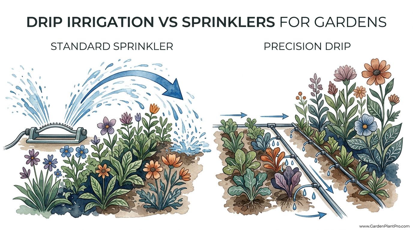 Drip Irrigation Vs Sprinklers For Gardens