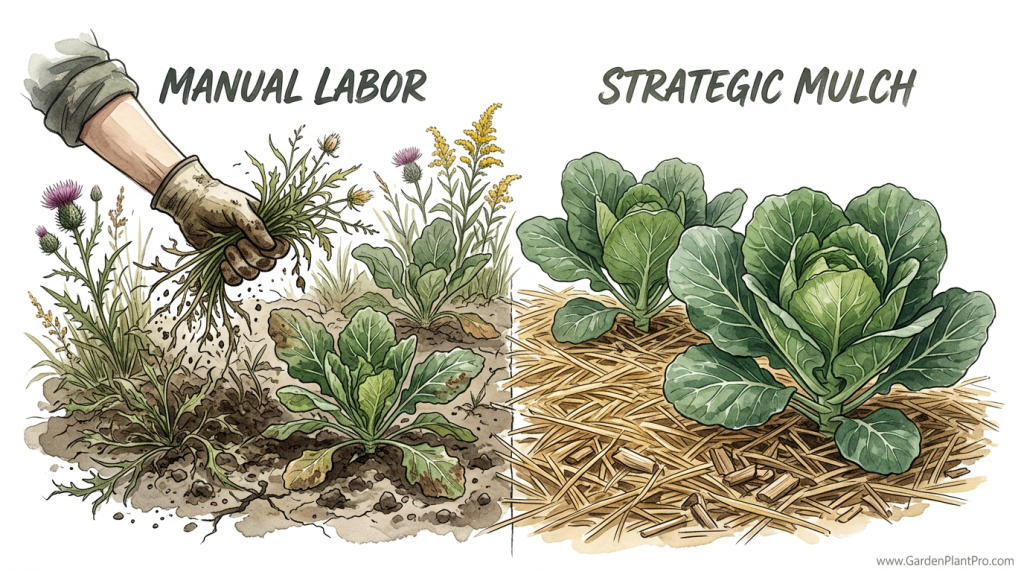 Effortless Collard Green Weed Control