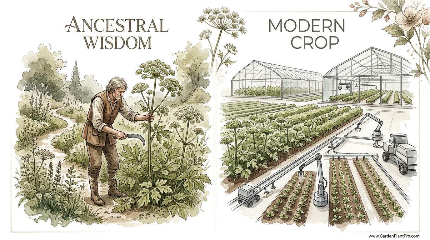 Growing Angelica: Traditional Vs Industrial Methods