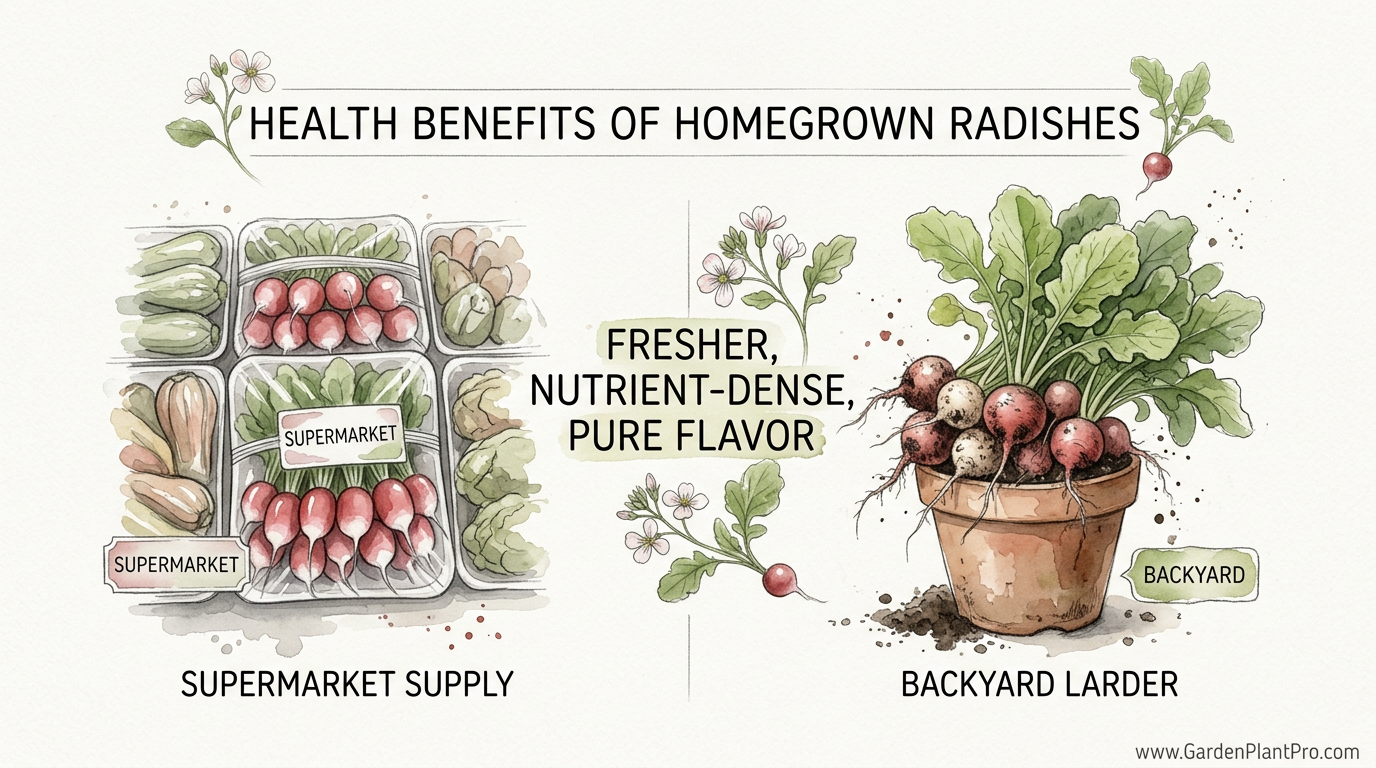 Health Benefits Of Homegrown Radishes