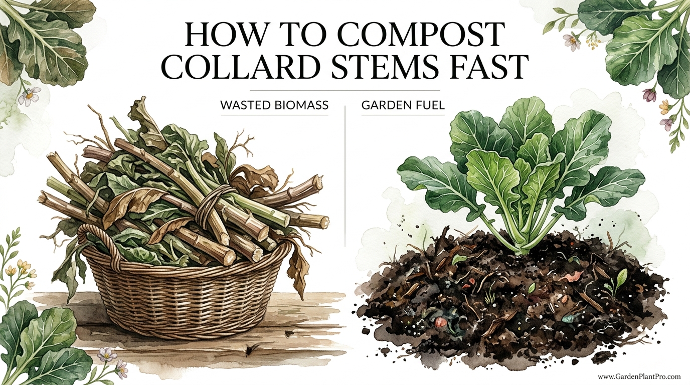 How To Compost Collard Stems Fast