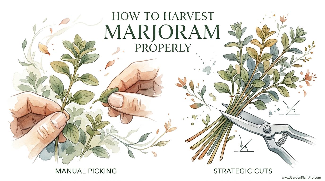 How To Harvest Marjoram Properly