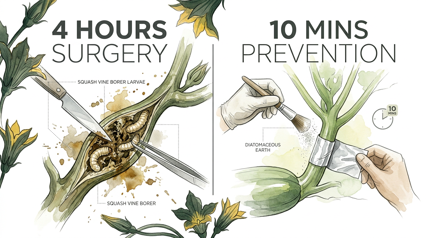 How To Prevent Squash Vine Borers Organically
