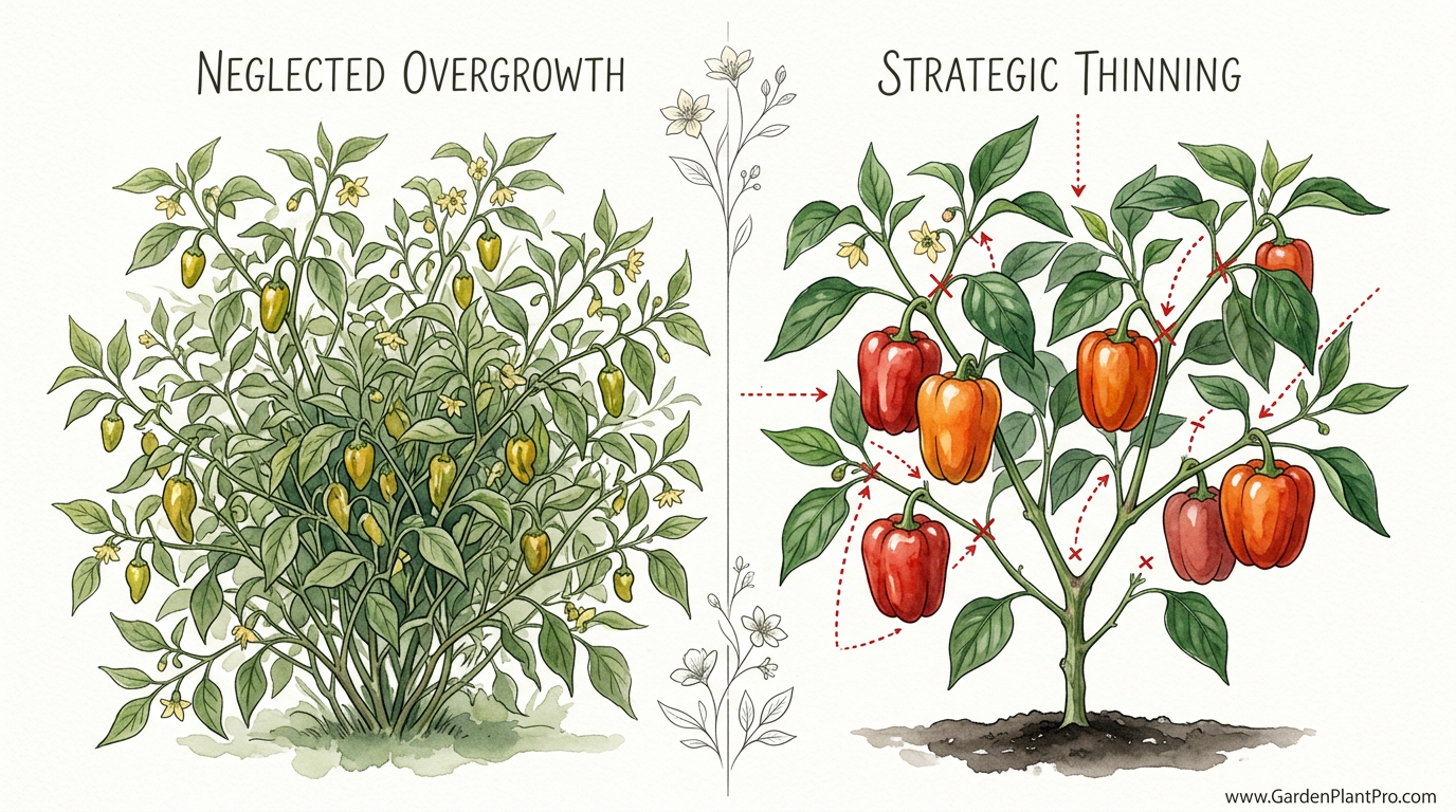 How To Prune Capsicum For Bigger Fruit