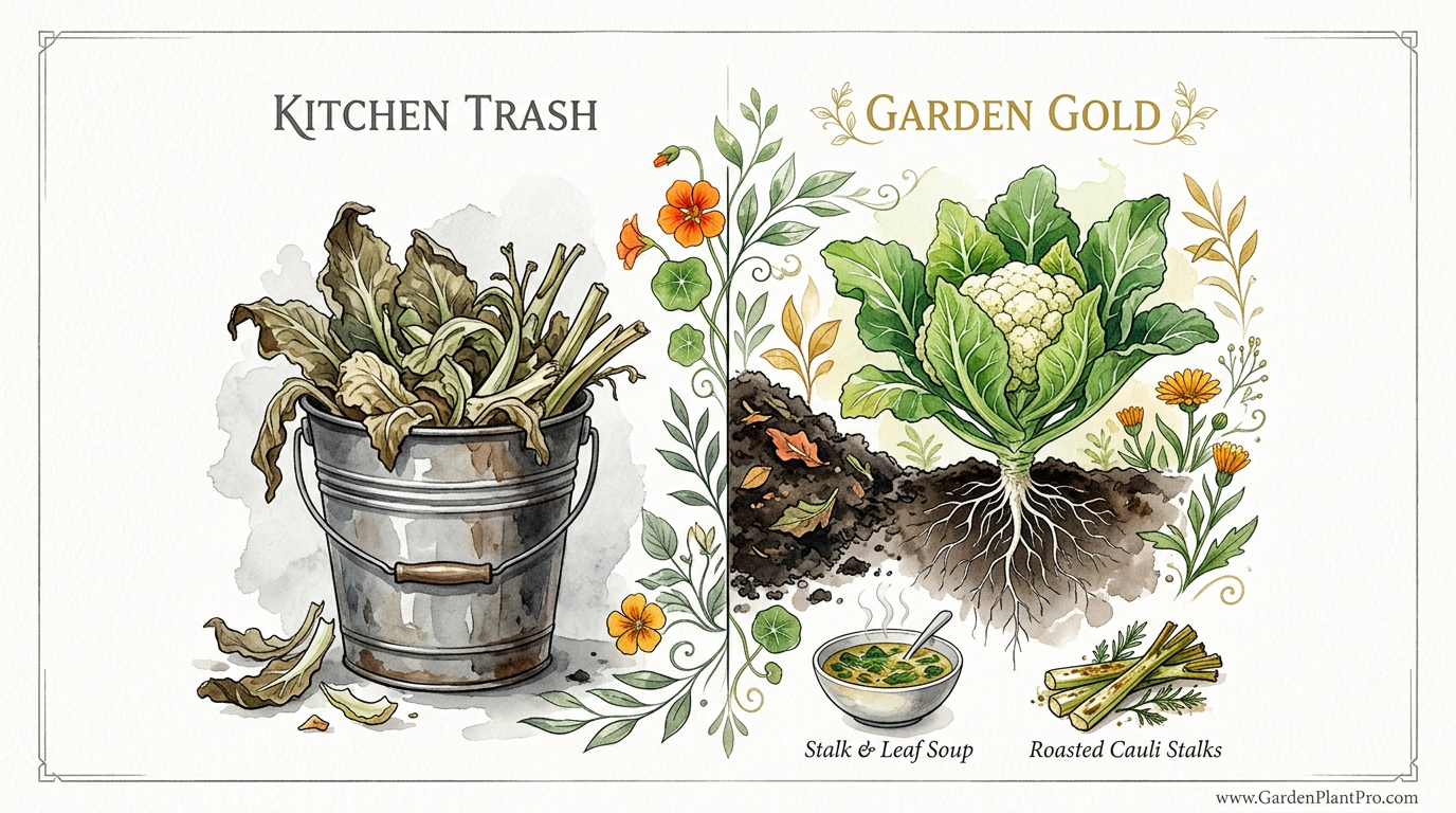 What To Do With Cauliflower Leaves And Stalks