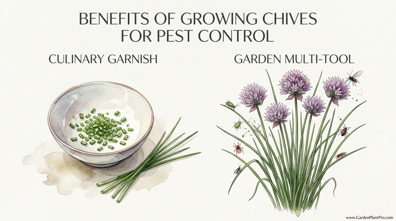 Benefits Of Growing Chives For Pest Control