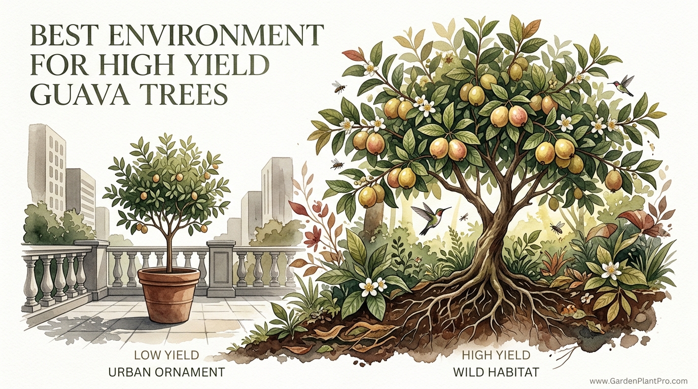 Best Environment For High Yield Guava Trees