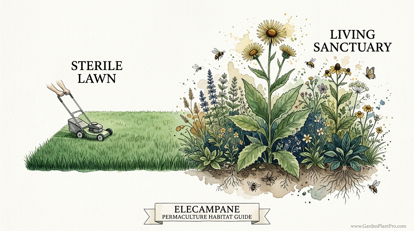 Elecampane Permaculture Habitat Guide