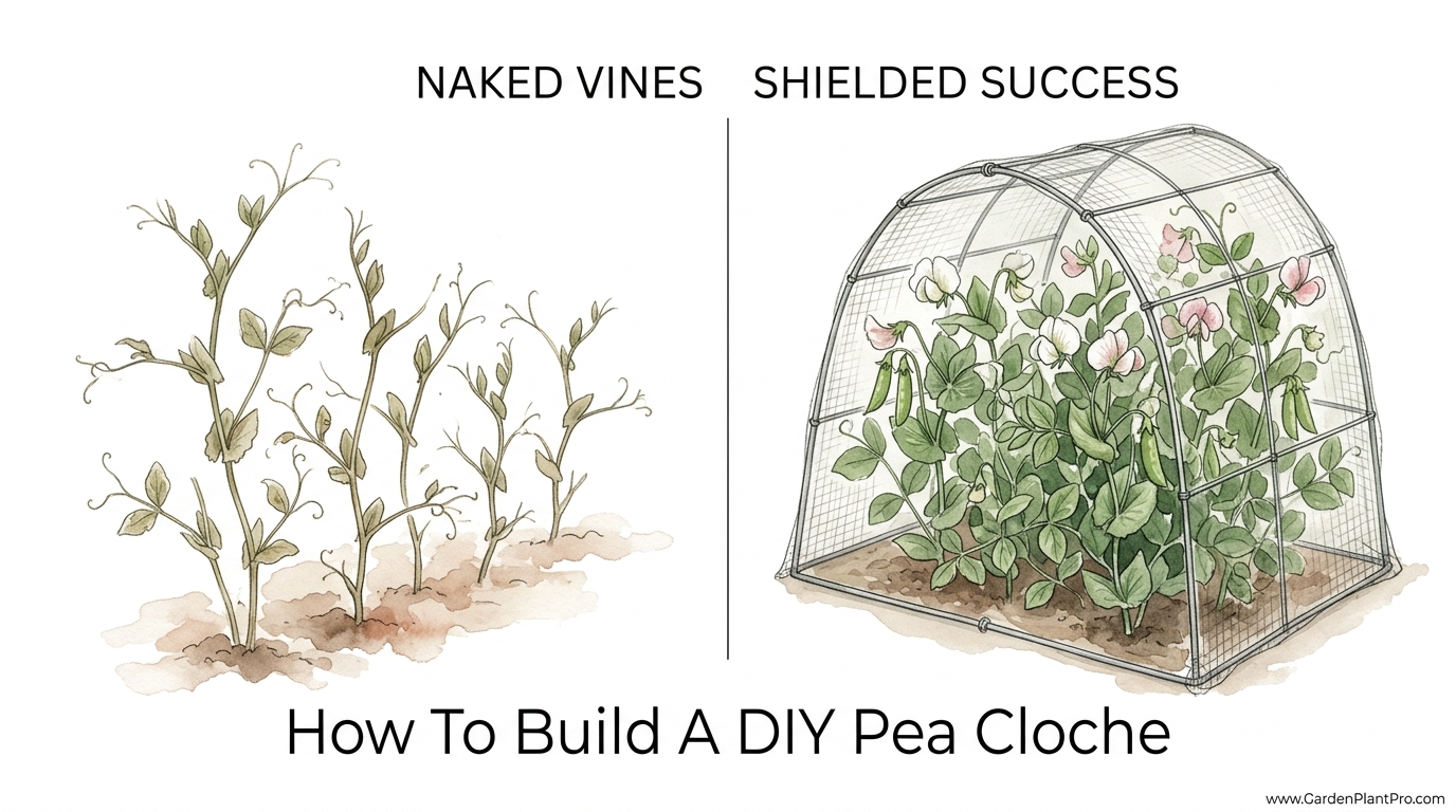How To Build A DIY Pea Cloche