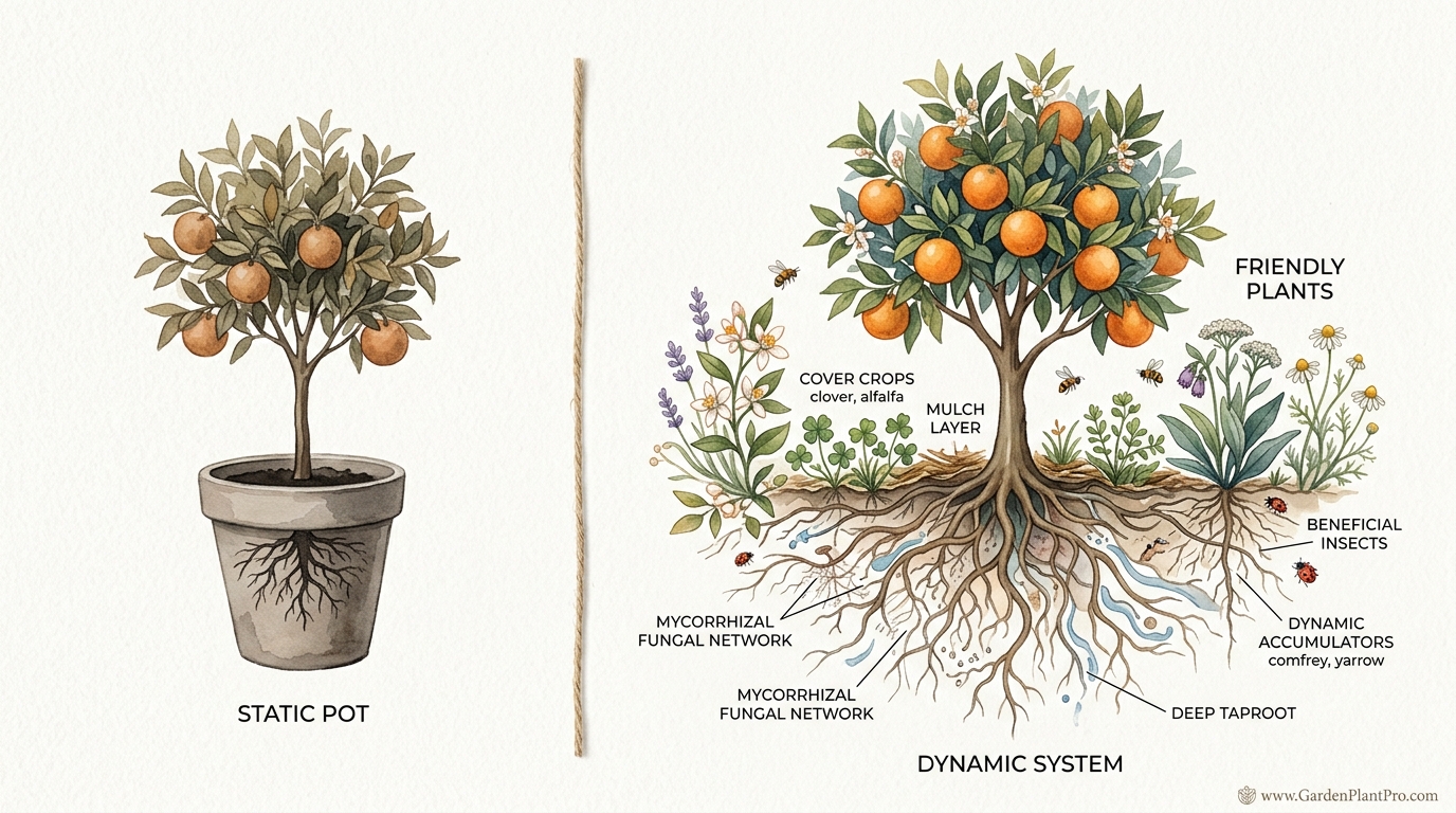 How To Create A Dynamic Orange Tree Guild