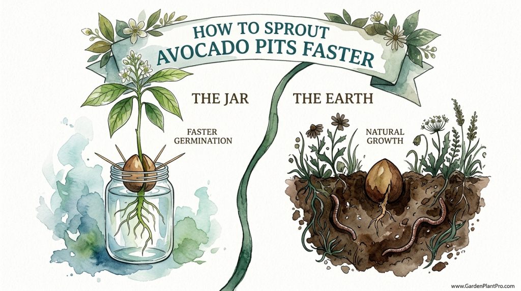 How To Sprout Avocado Pits Faster