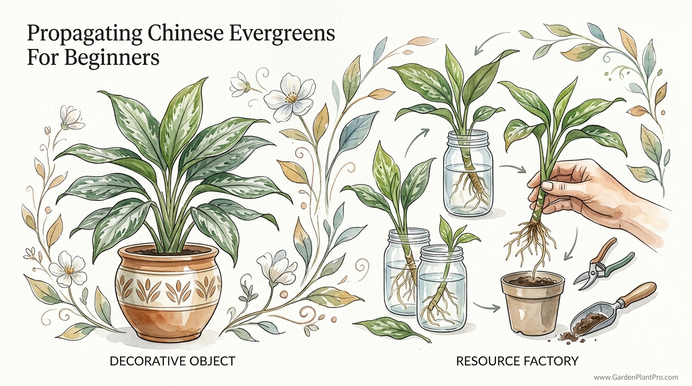 Propagating Chinese Evergreens For Beginners