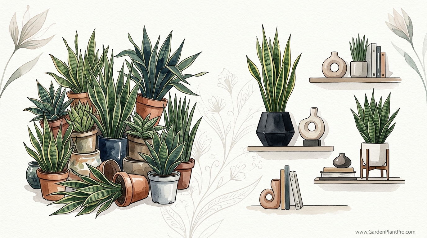 Snake Plant Interior Design Ideas